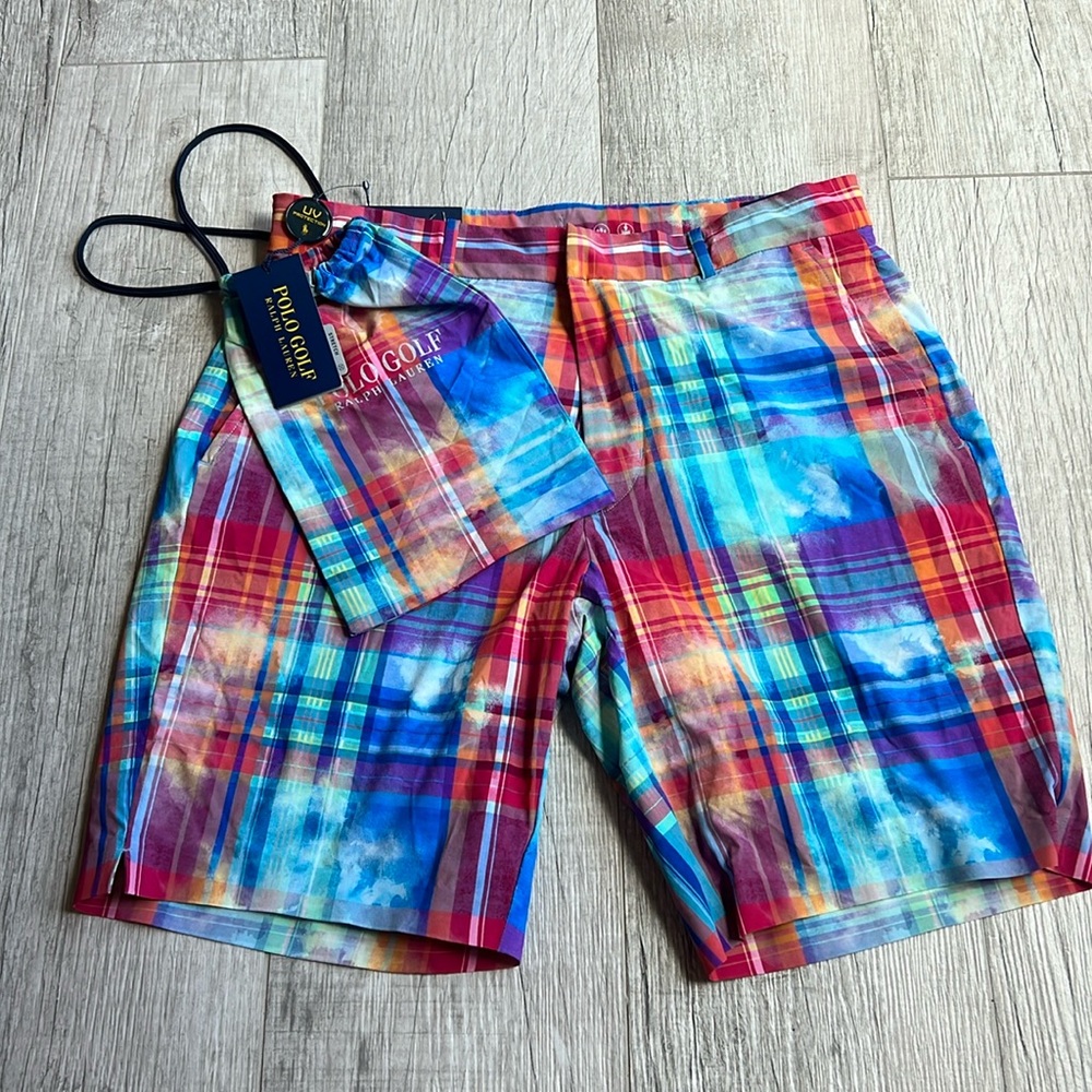 Polo Golf Ralph Lauren Classic Fit New England Prep Golf Shorts Men’s Size 31 - Picture 2 of 16